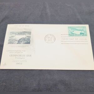 1952 Washington Grand Coulee Dam Commemorative Cover